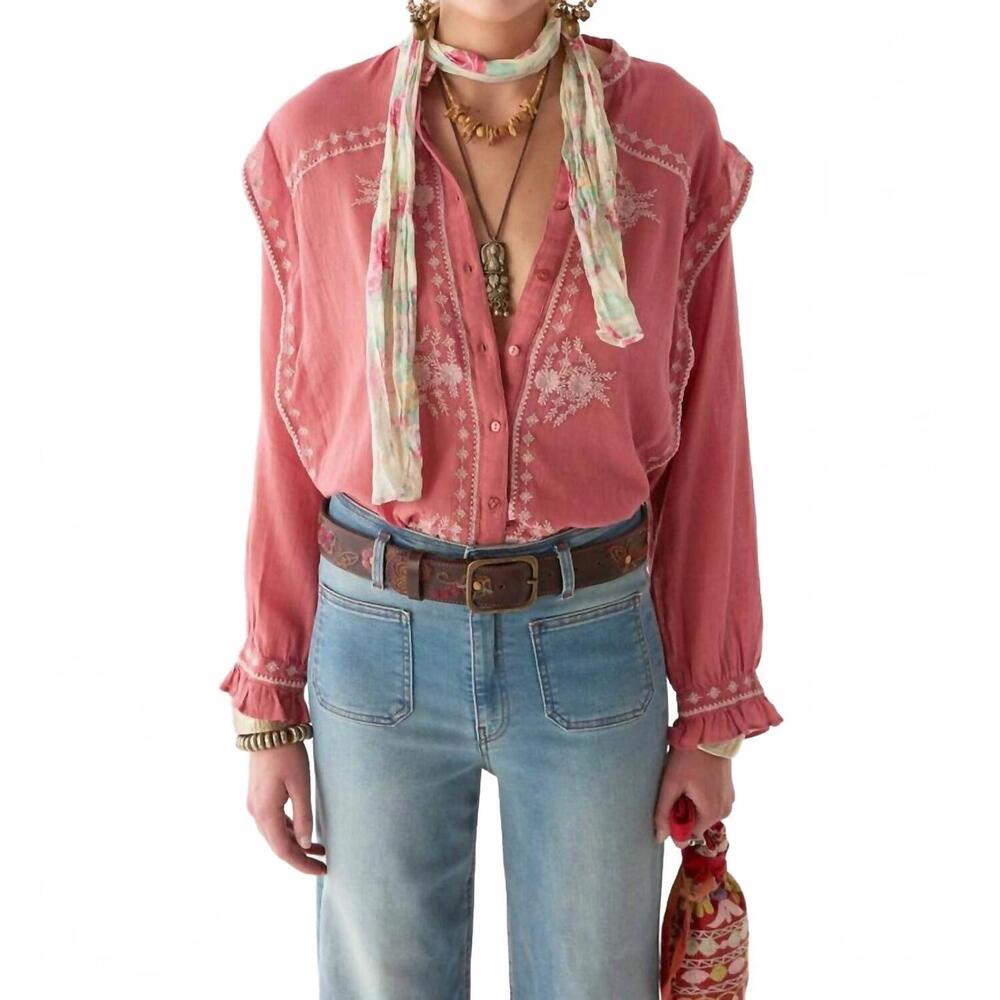 NEW MAISON HOTEL philippa blouse in daisy fragola